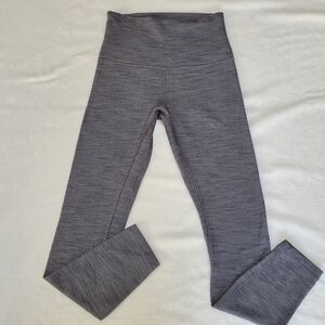 Lululemon Athletica Charcoal Heather Leggings